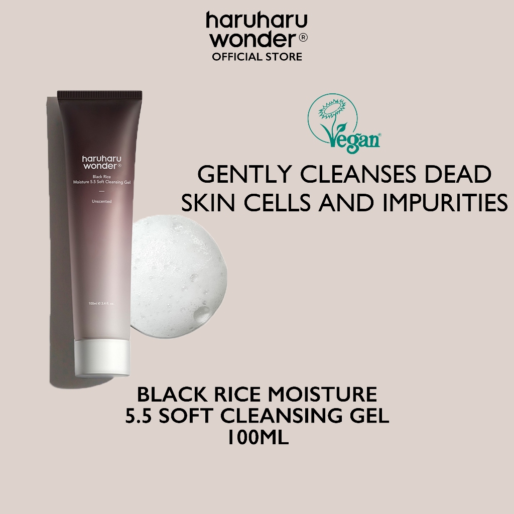 Haruharu Wonder Black Rice Moisture 5.5 Soft Cleansing Gel 100Ml